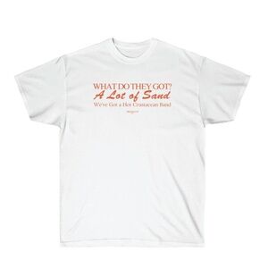 Disney Little Mermaid Subtle Sporty & Rich–style Tee, White, Large